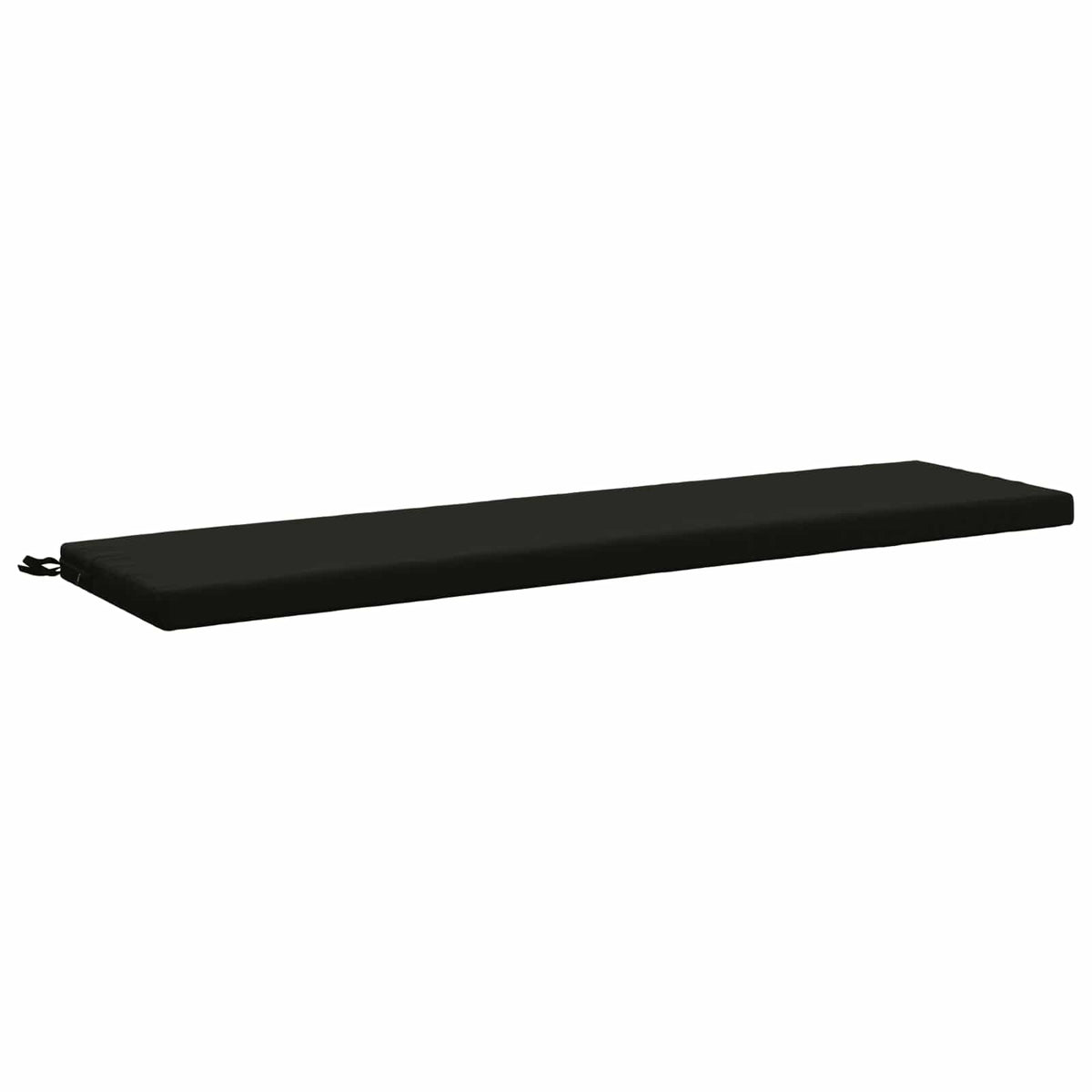 2-Piece Bench Cushions SOEST 2 pcs 100% Polyester Black