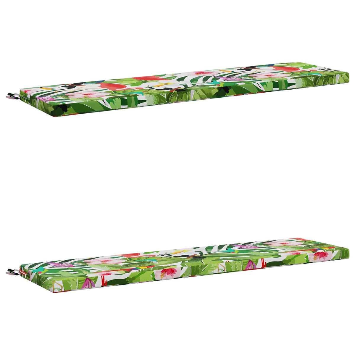 Bench Cushions SOEST 2 pcs 100% Polyester Multicolour
