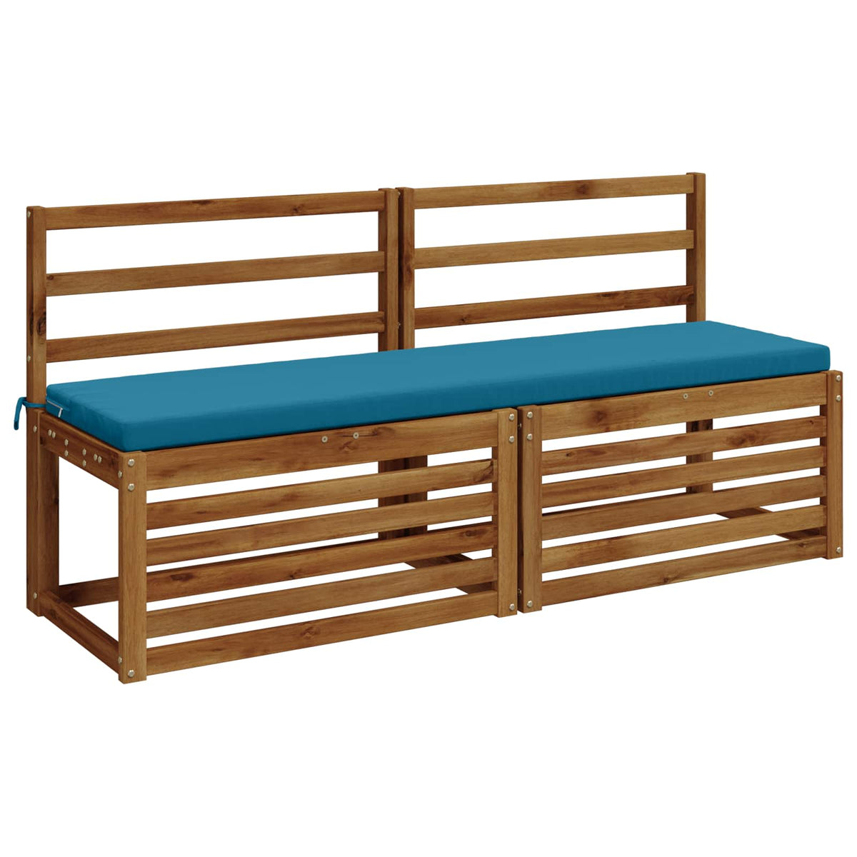 Bench Cushion SOEST 100% Polyester Light Blue 150 x 40 x 5 cm