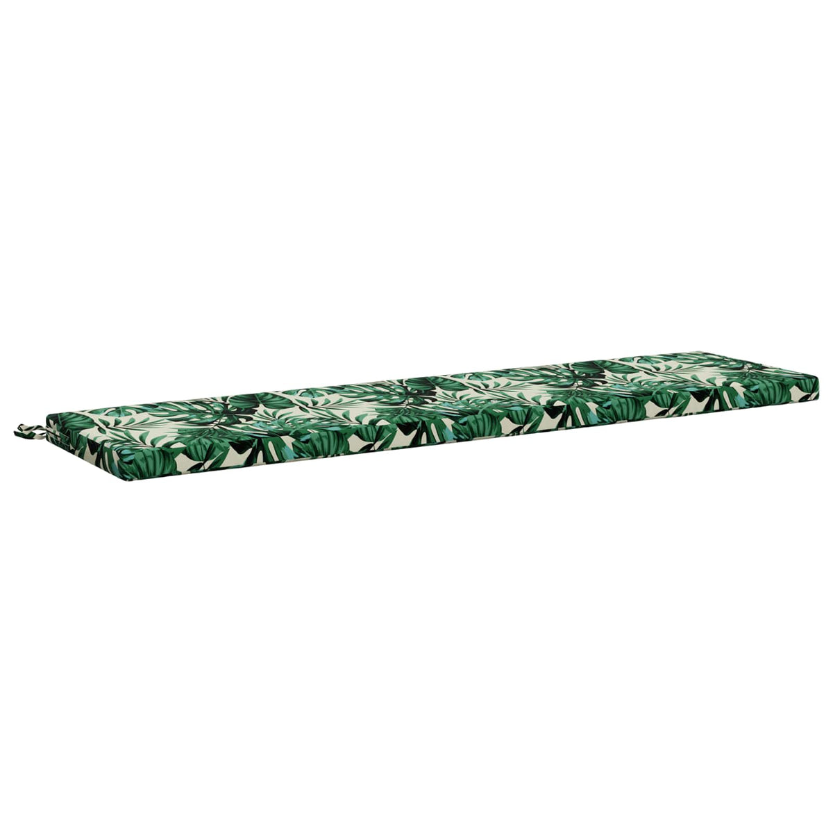 Bench Cushion SOEST 100% Polyester Leaf Pattern 150 x 40 x 5 cm