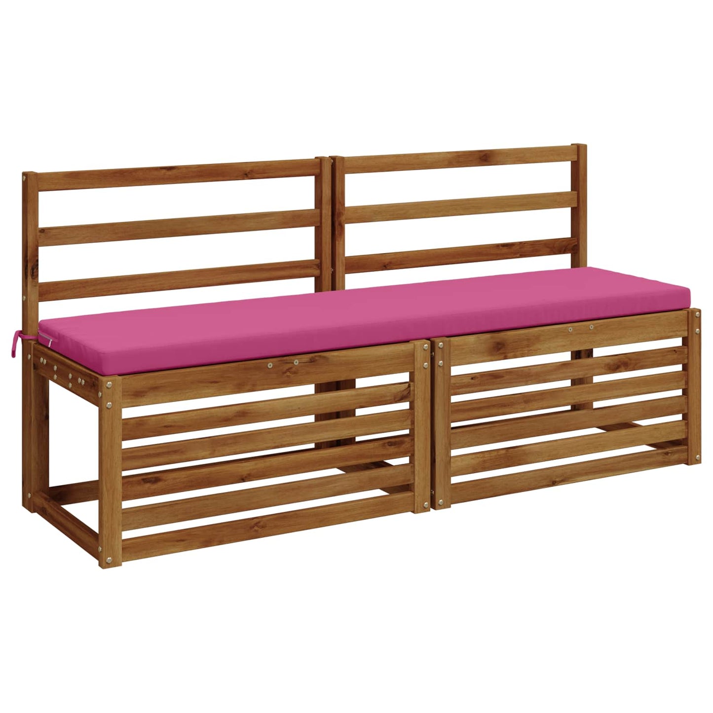Bench Cushion SOEST 100% Polyester Pink 150 x 40 x 5 cm
