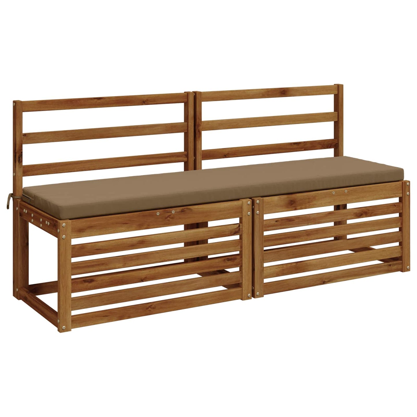 Bench Cushion SOEST 100% Polyester Taupe 150 x 40 x 5 cm