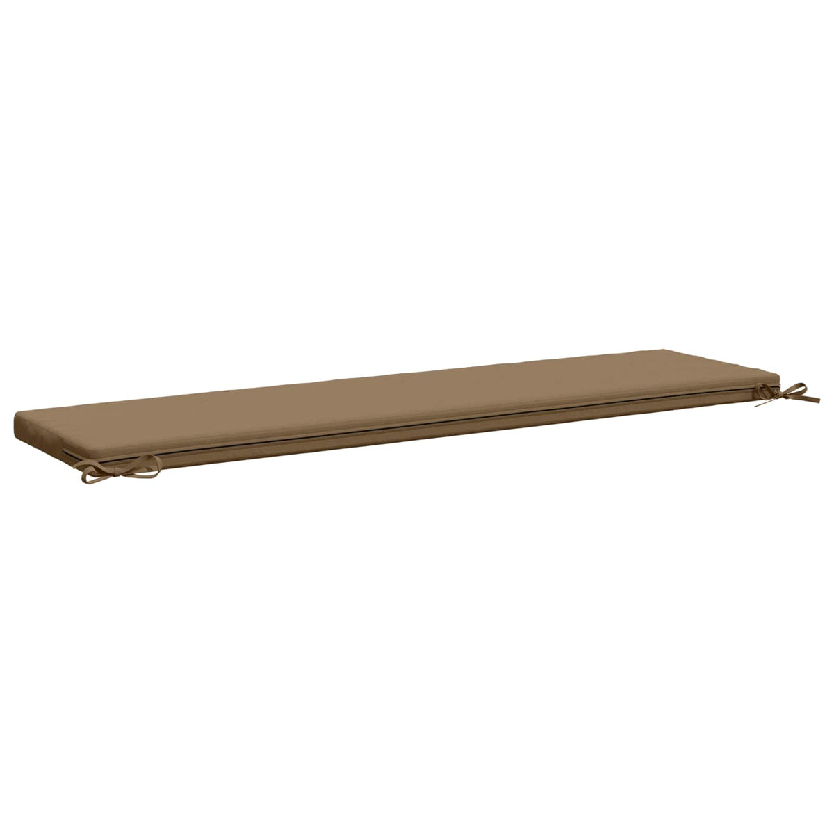 Bench Cushions SOEST 2 pcs 100% Polyester Taupe 150 x 40 x 5 cm