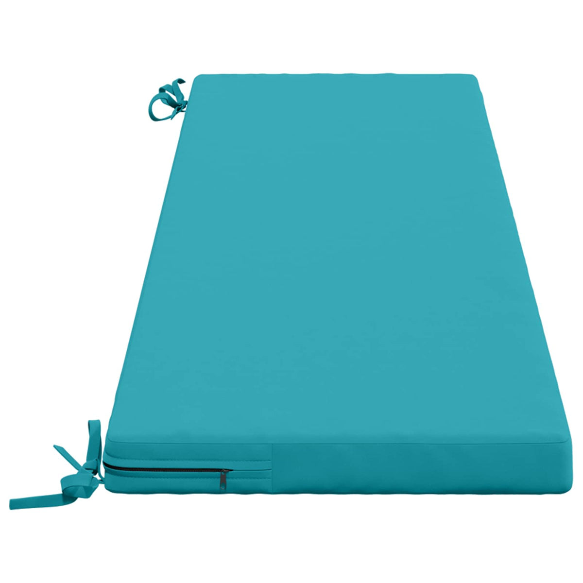 Bench Cushion SOEST 100% Polyester Turquoise 150 x 40 x 5 cm