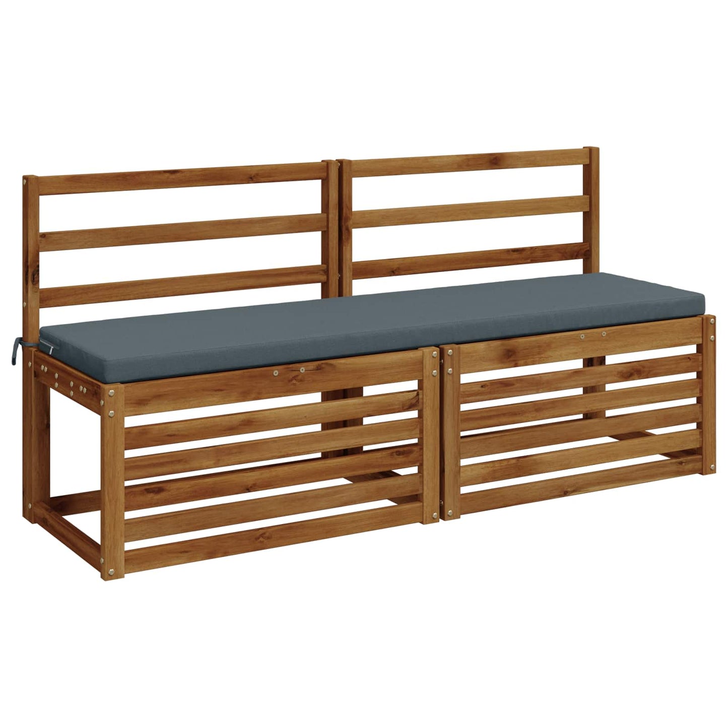 Bench Cushion SOEST 100% Polyester Blue 160 x 40 x 5 cm