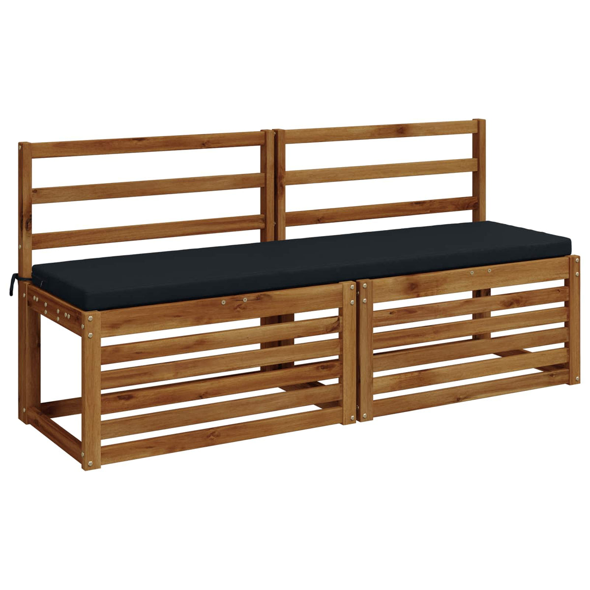 Bench Cushion SOEST 100% Polyester Dark Blue 160 x 40 x 5 cm