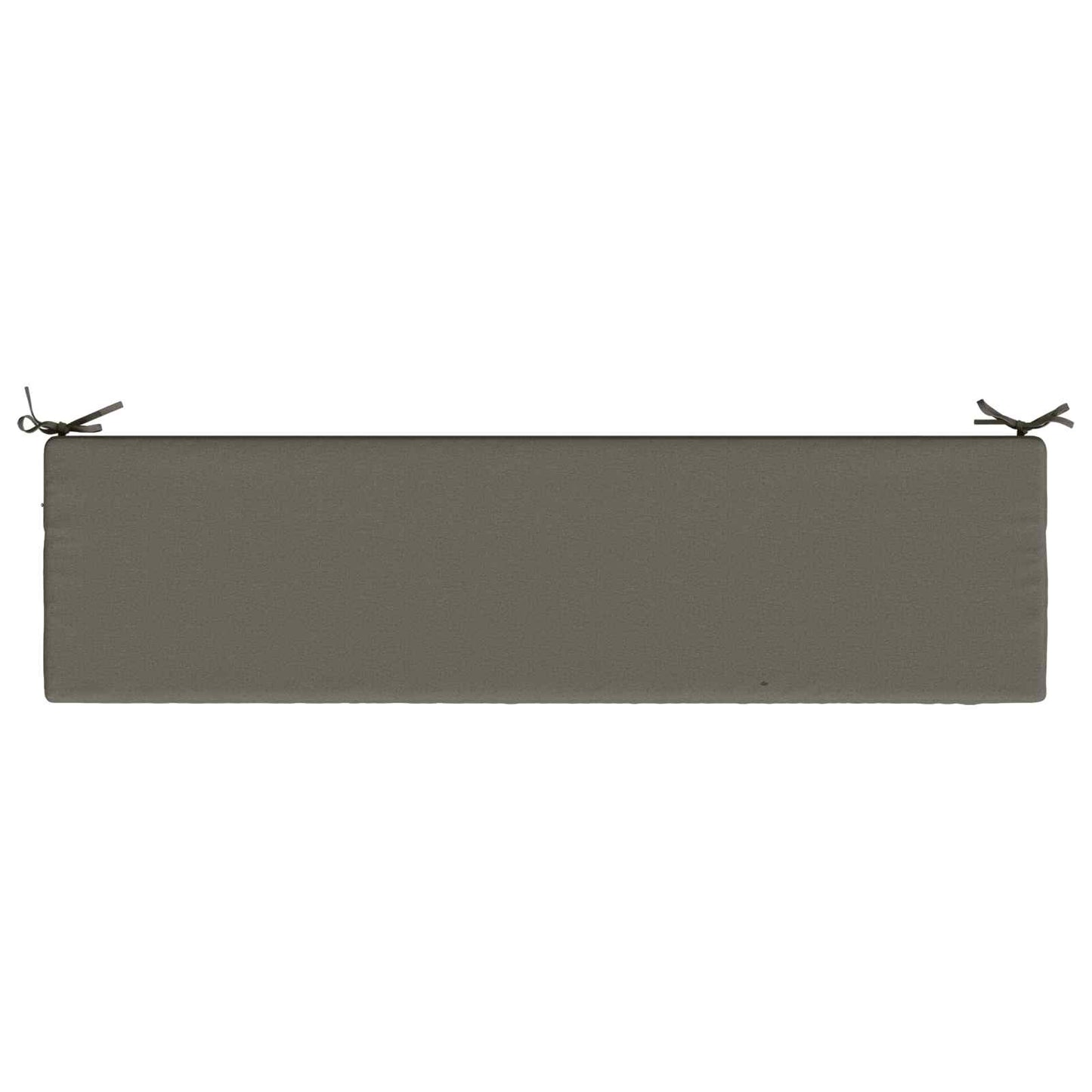 2-Piece Bench Cushions SOEST 2 pcs 100% Polyester Grey