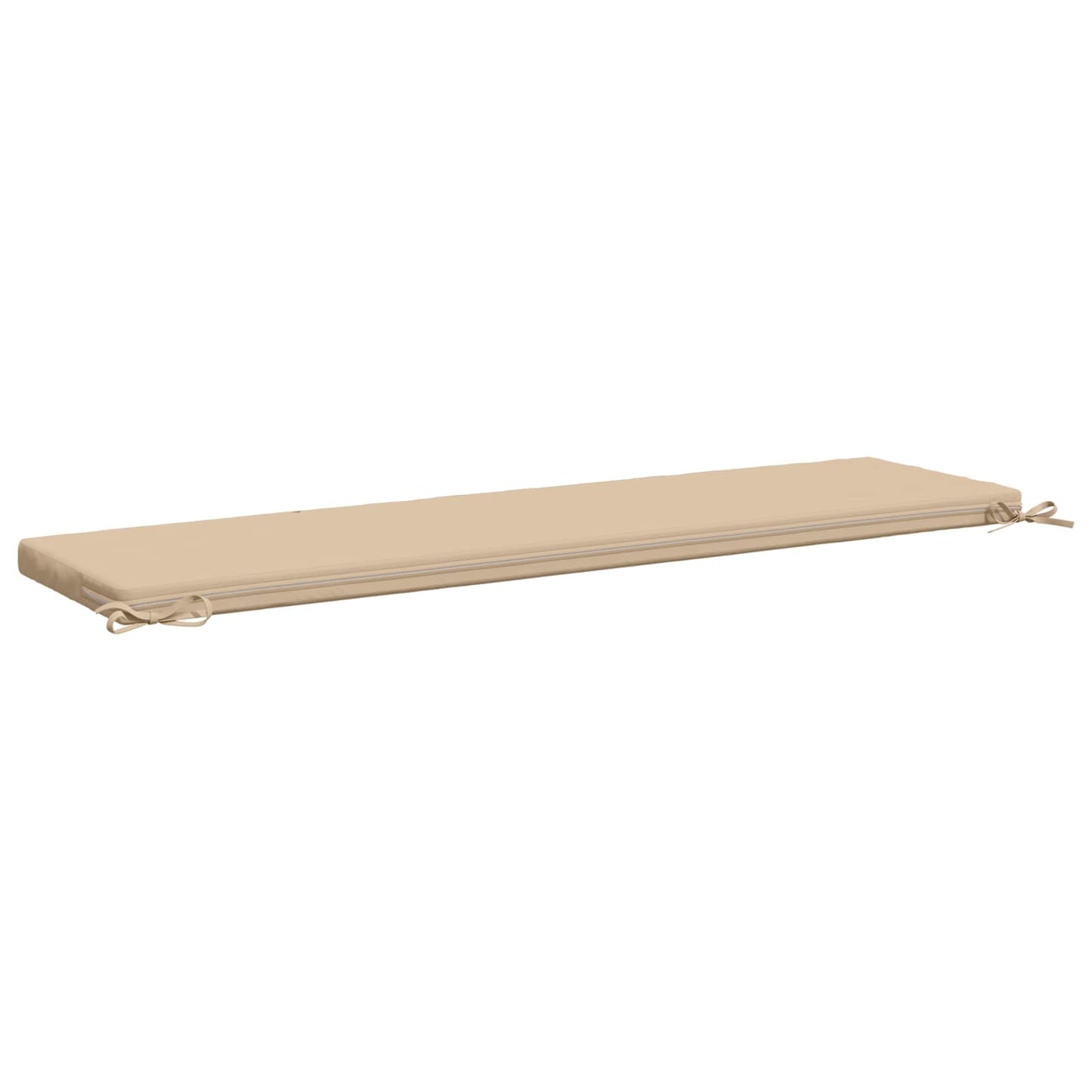 Bench Cushion SOEST 100% Polyester Cream 160 x 40 x 5 cm