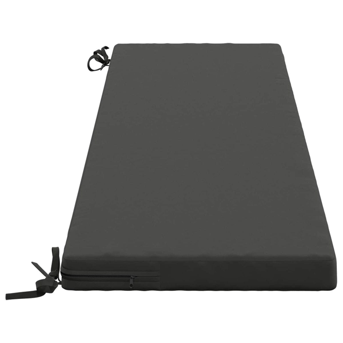 Bench Cushion SOEST 100% Polyester Anthracite 160 x 40 x 5 cm