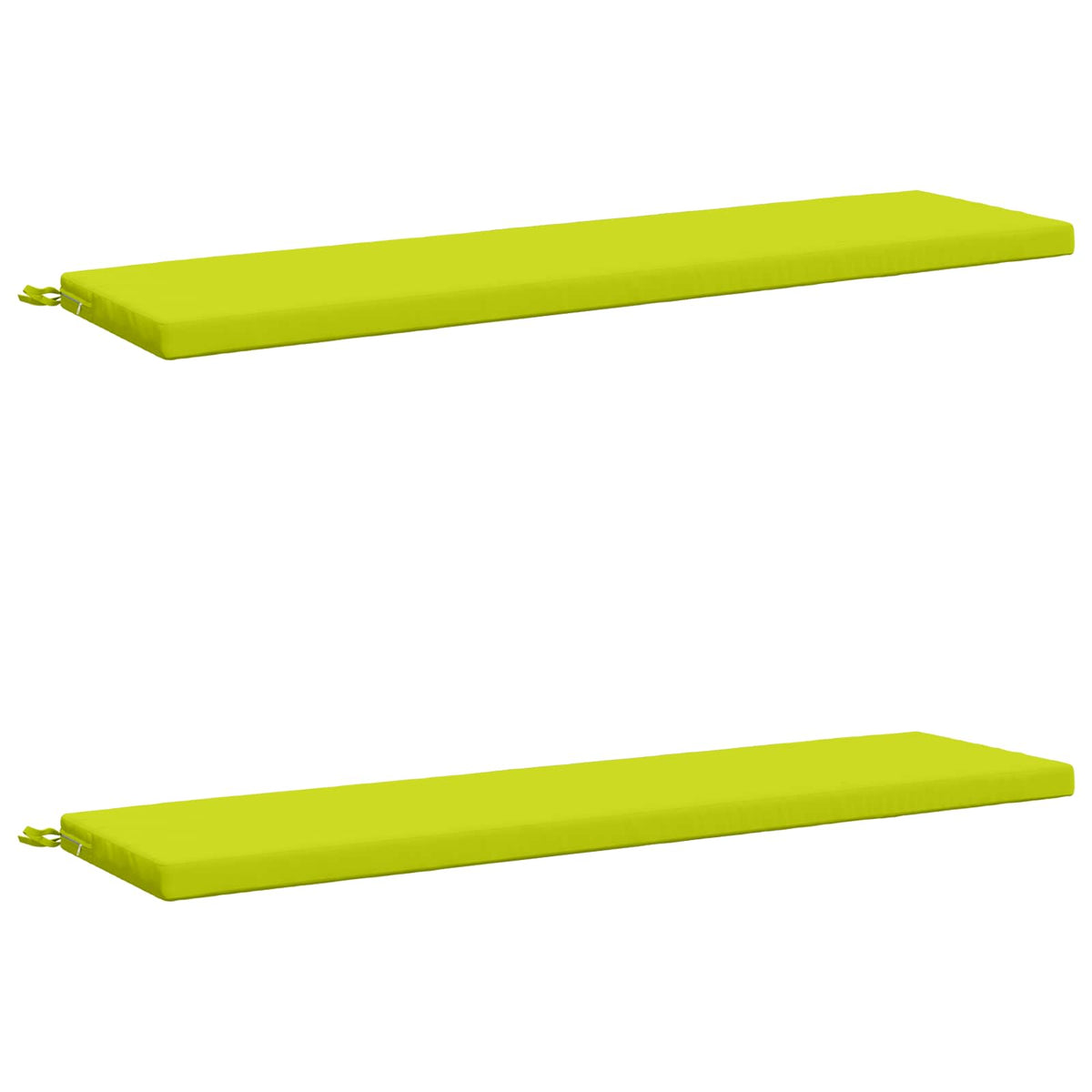 Bench Cushions SOEST 2 pcs 100% Polyester Bright Green