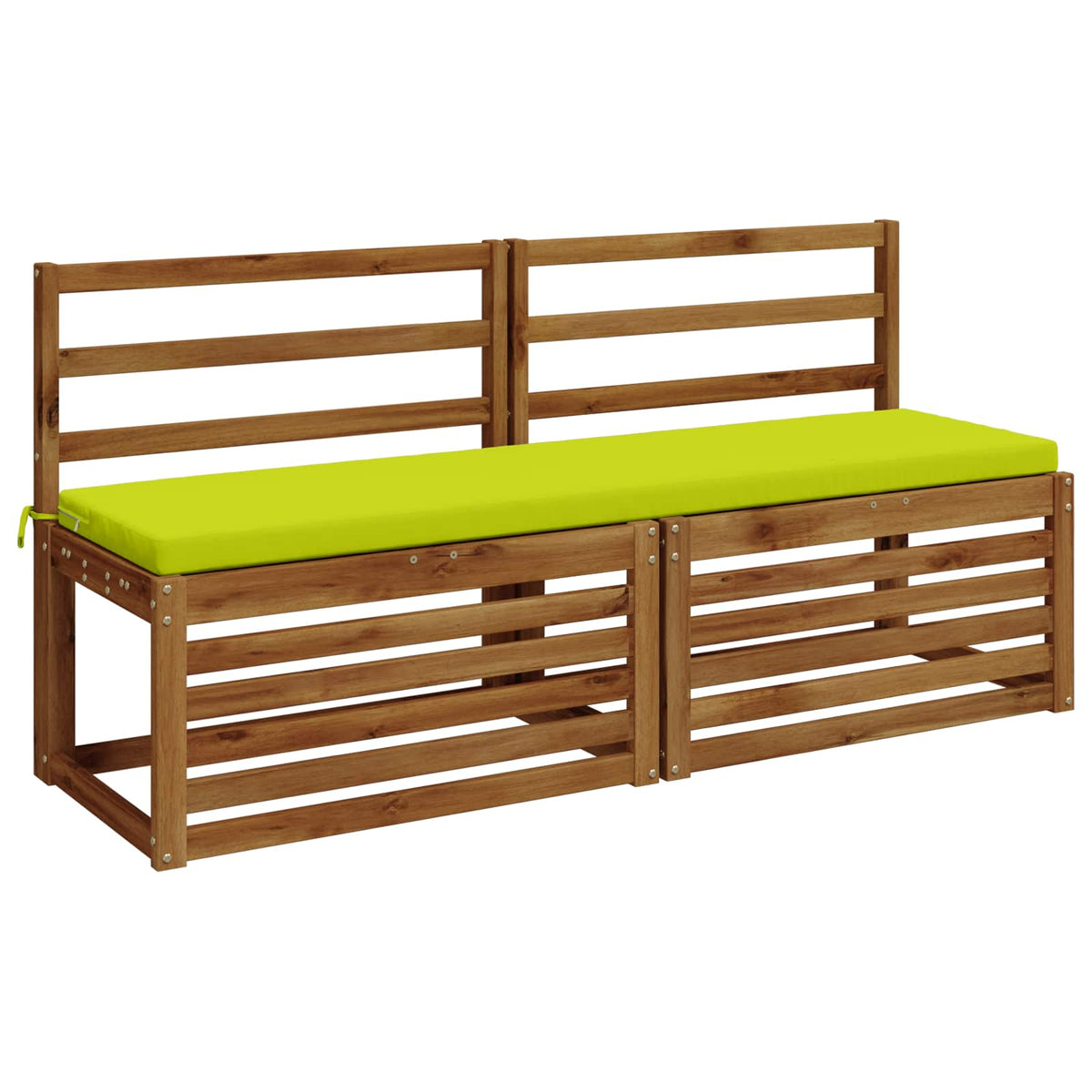 2-Piece Bench Cushions SOEST 2 pcs 100% Polyester Bright Green