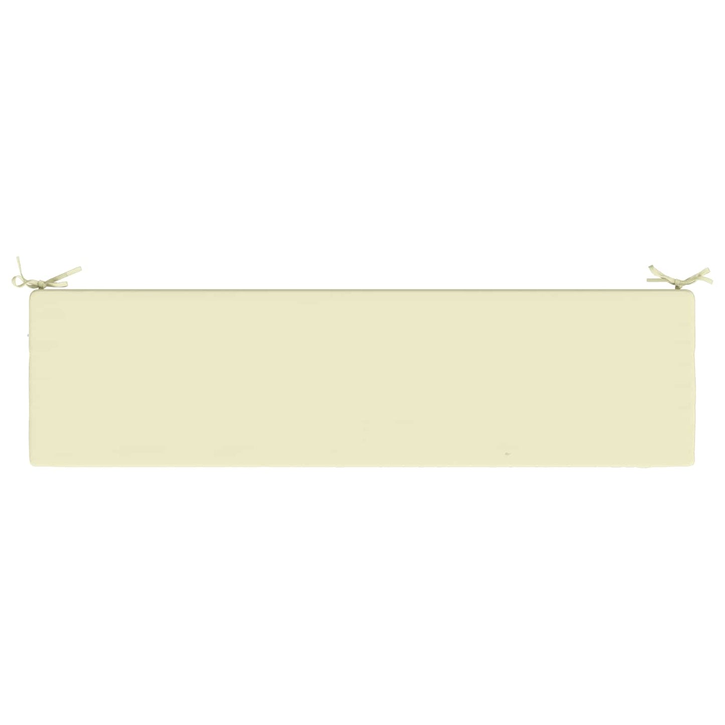 Bench Cushion SOEST 100% Polyester Cream 160 x 40 x 5 cm