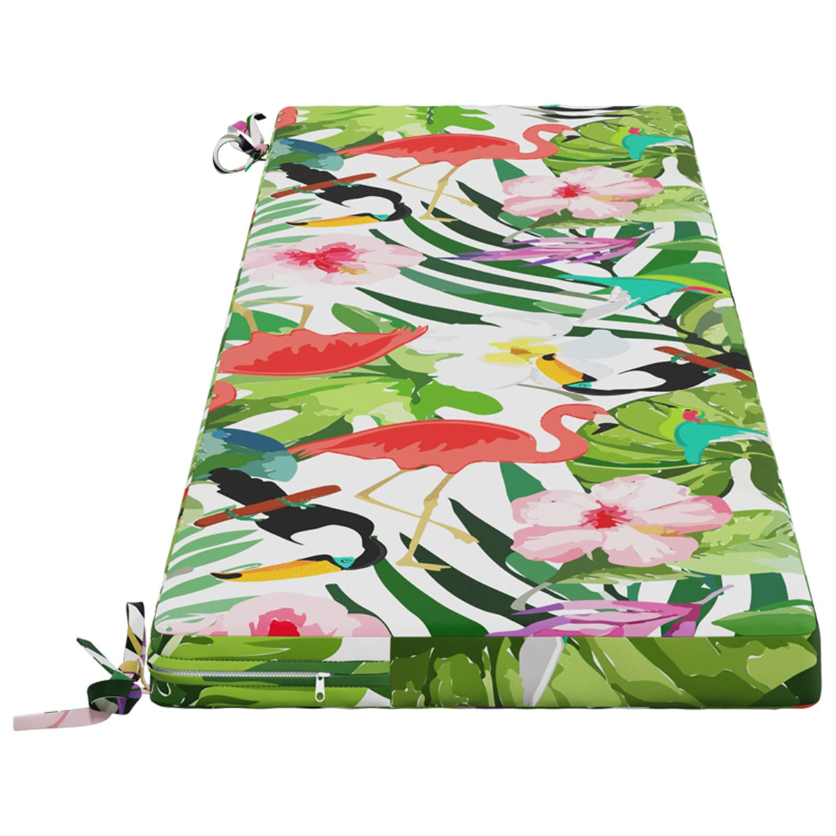 2-Piece Bench Cushions SOEST 2 pcs 100% Polyester Multicolour