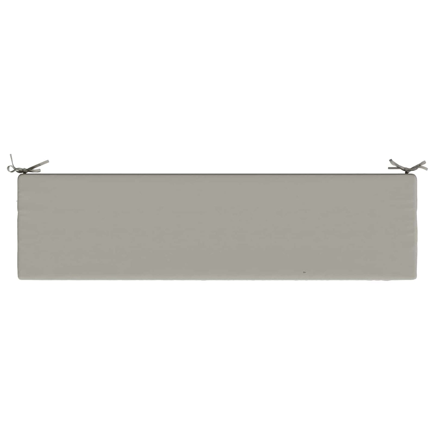 Bench Cushion SOEST 100% Polyester Grey 160 x 40 x 5 cm