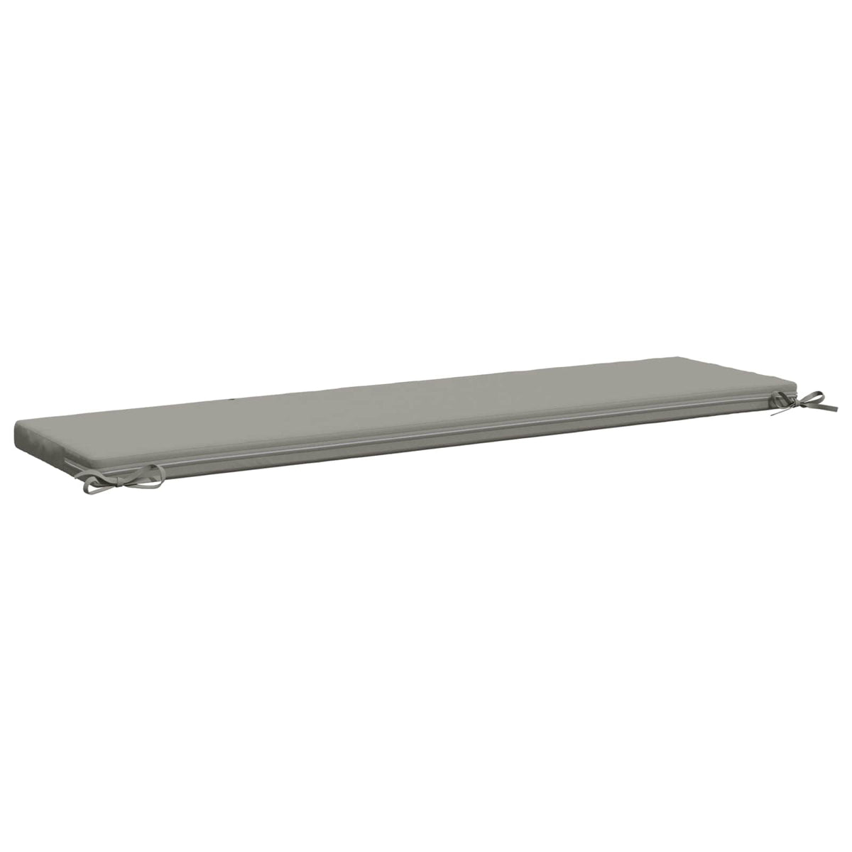 Bench Cushions SOEST 2 pcs 100% Polyester Grey 160 x 40 x 5 cm