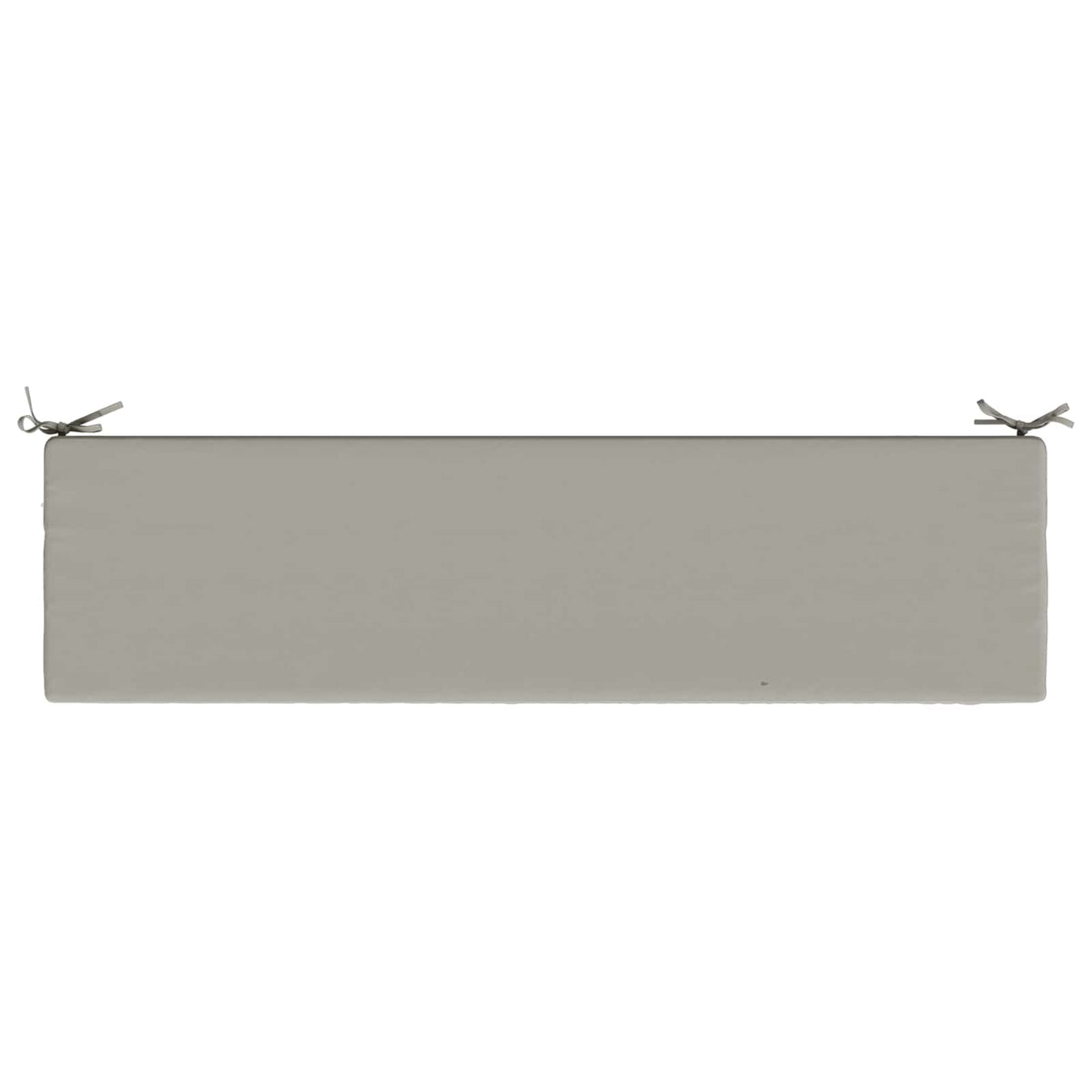 Bench Cushions SOEST 2 pcs 100% Polyester Grey 160 x 40 x 5 cm