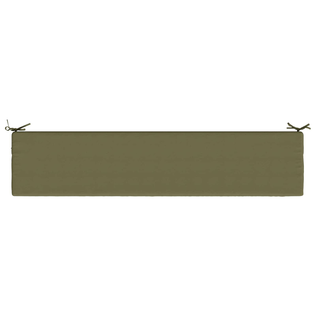 Bench Cushions SOEST 2 pcs 100% Polyester Olive Green