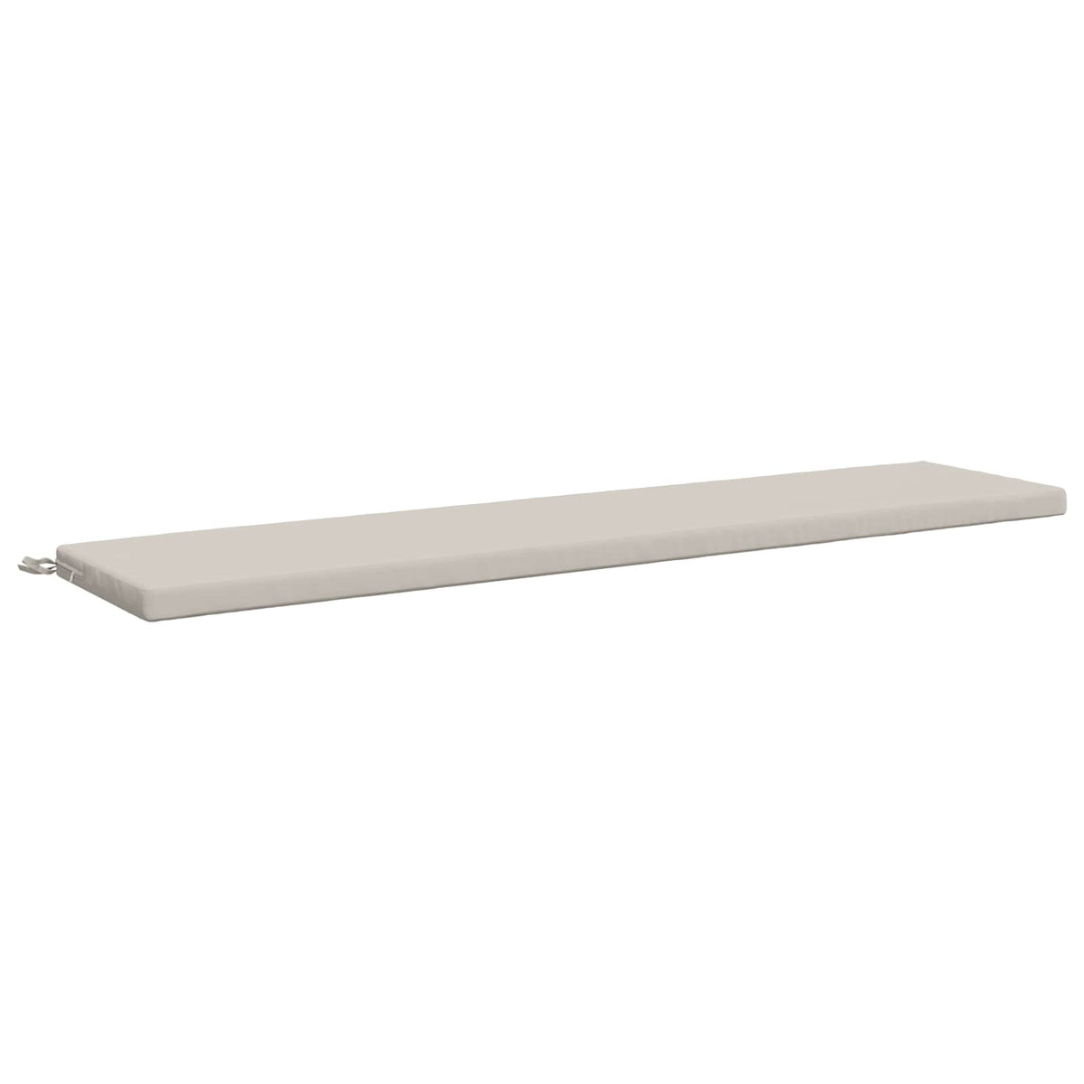 Bench Cushion SOEST 100% Polyester White 170 x 40 x 5 cm