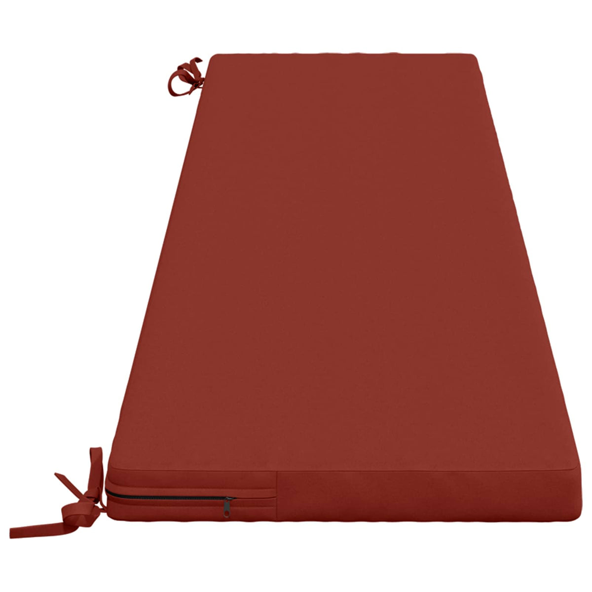 Bench Cushion SOEST 100% Polyester Red 170 x 40 x 5 cm