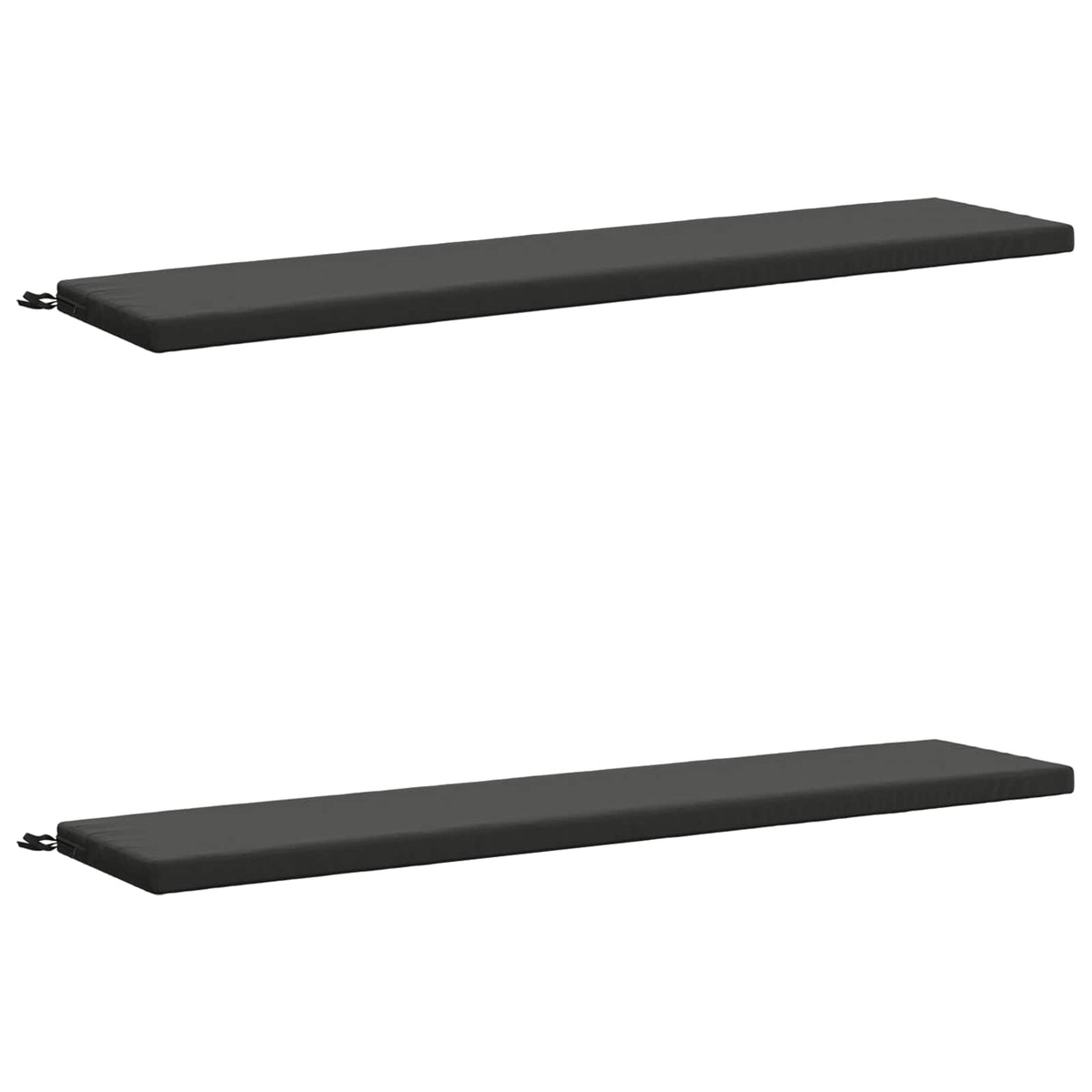 Bench Cushions SOEST 2 pcs 100% Polyester Anthracite