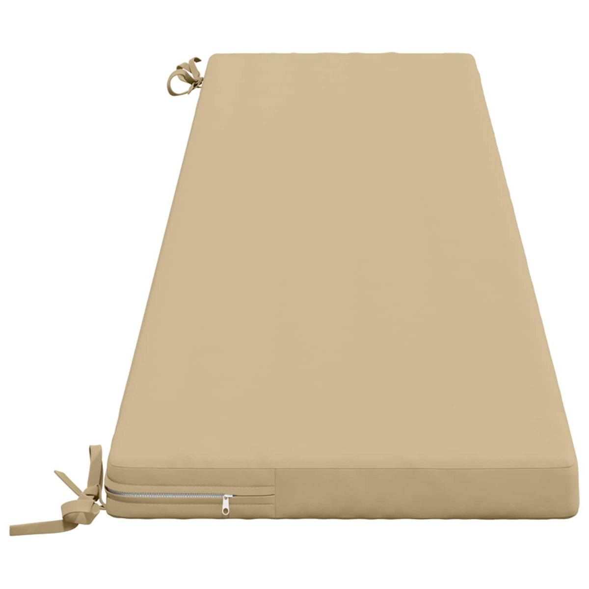 Bench Cushion SOEST 100% Polyester Beige 170 x 40 x 5 cm