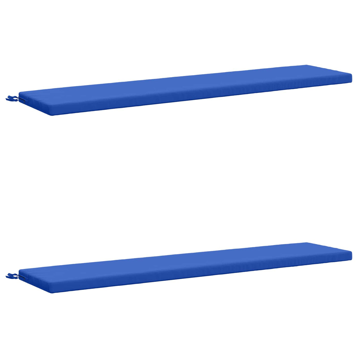 Bench Cushions SOEST 2 pcs 100% Polyester Royal Blue