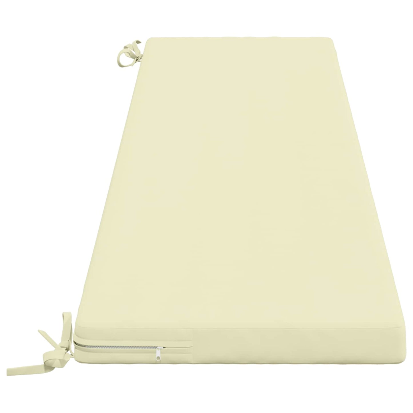 Bench Cushion SOEST 100% Polyester Cream 170 x 40 x 5 cm