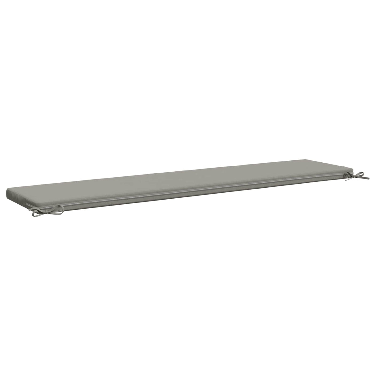 Bench Cushion SOEST 100% Polyester Grey 170 x 40 x 5 cm