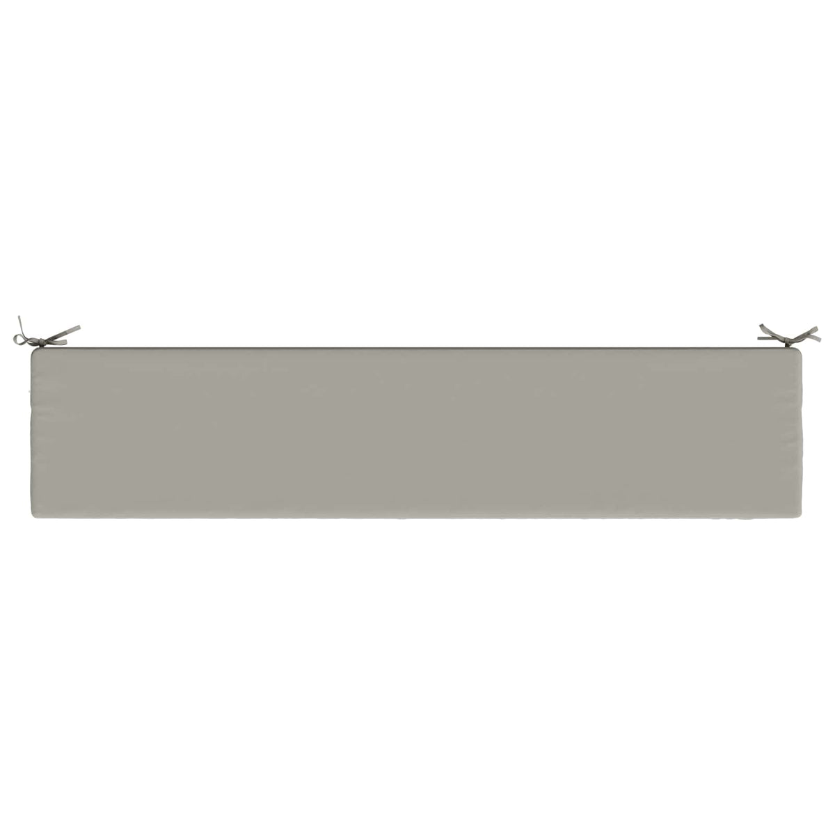 Bench Cushion SOEST 100% Polyester Grey 170 x 40 x 5 cm