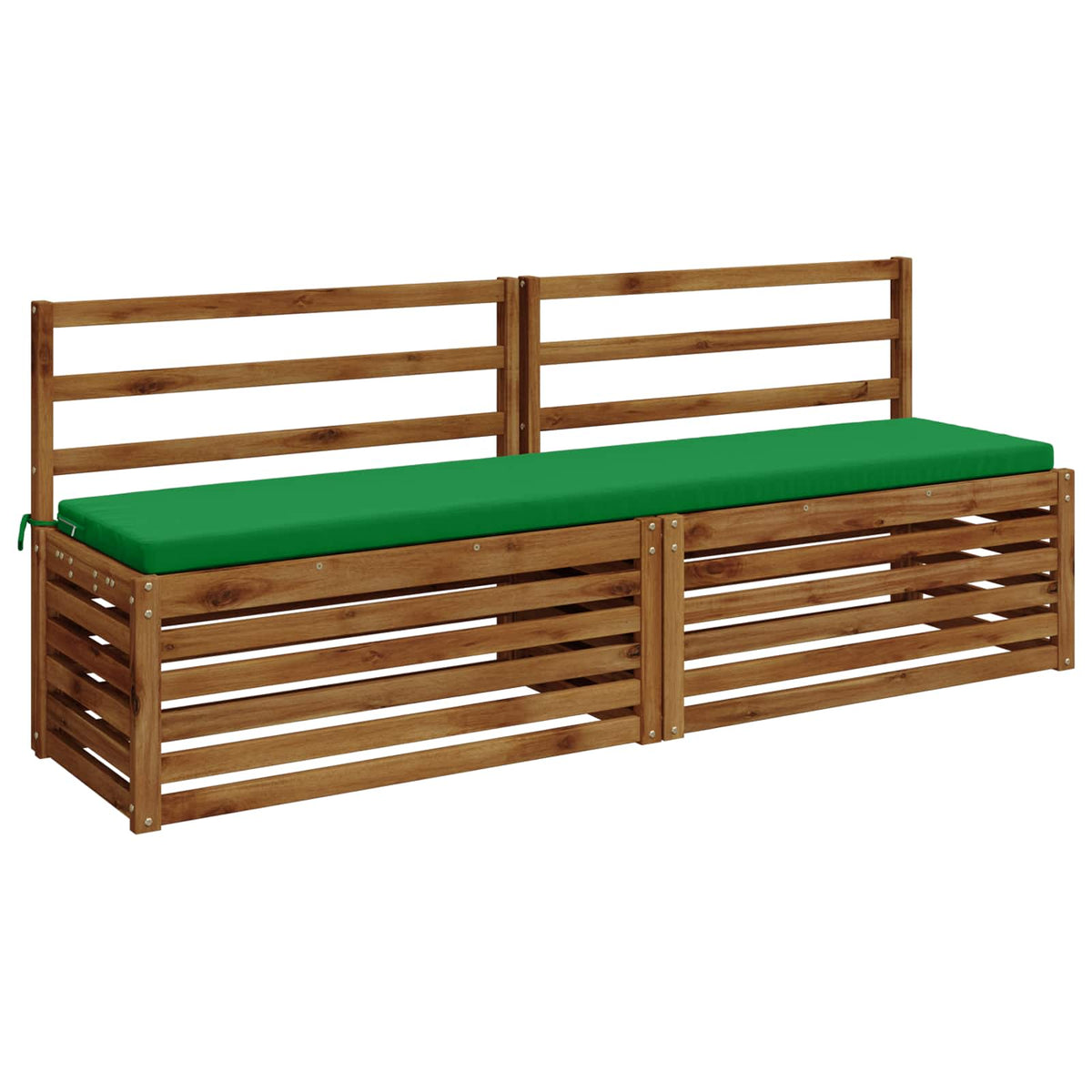Bench Cushion SOEST 100% Polyester Green 170 x 40 x 5 cm