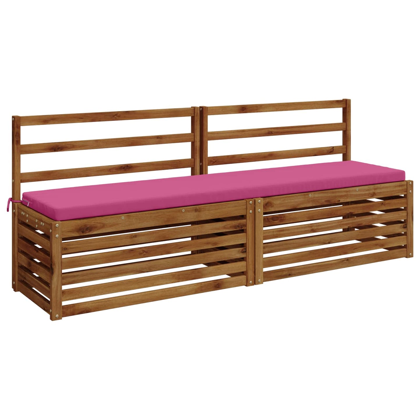 Bench Cushion SOEST 100% Polyester Pink 170 x 40 x 5 cm