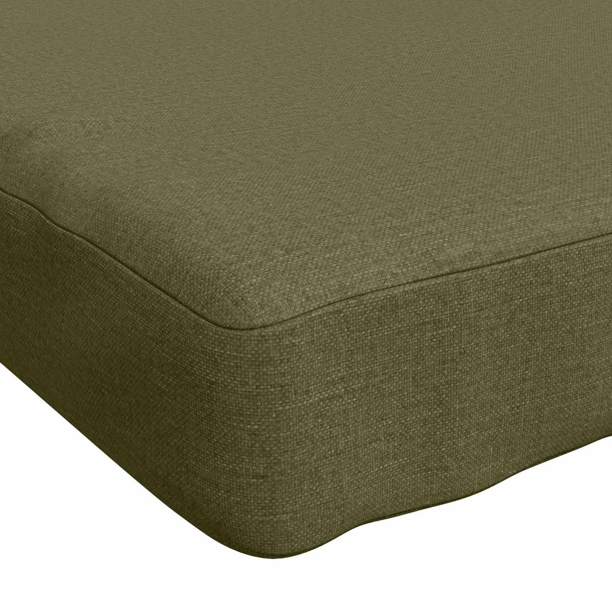 Bench Cushion SOEST 100% Polyester Olive Green 180 x 40 x 5 cm