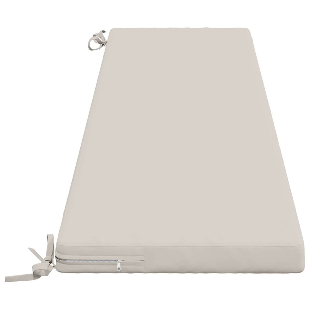 Bench Cushion SOEST 100% Polyester White 180 x 40 x 5 cm