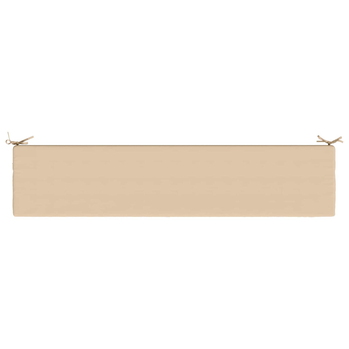Bench Cushion SOEST 100% Polyester Cream 180 x 40 x 5 cm