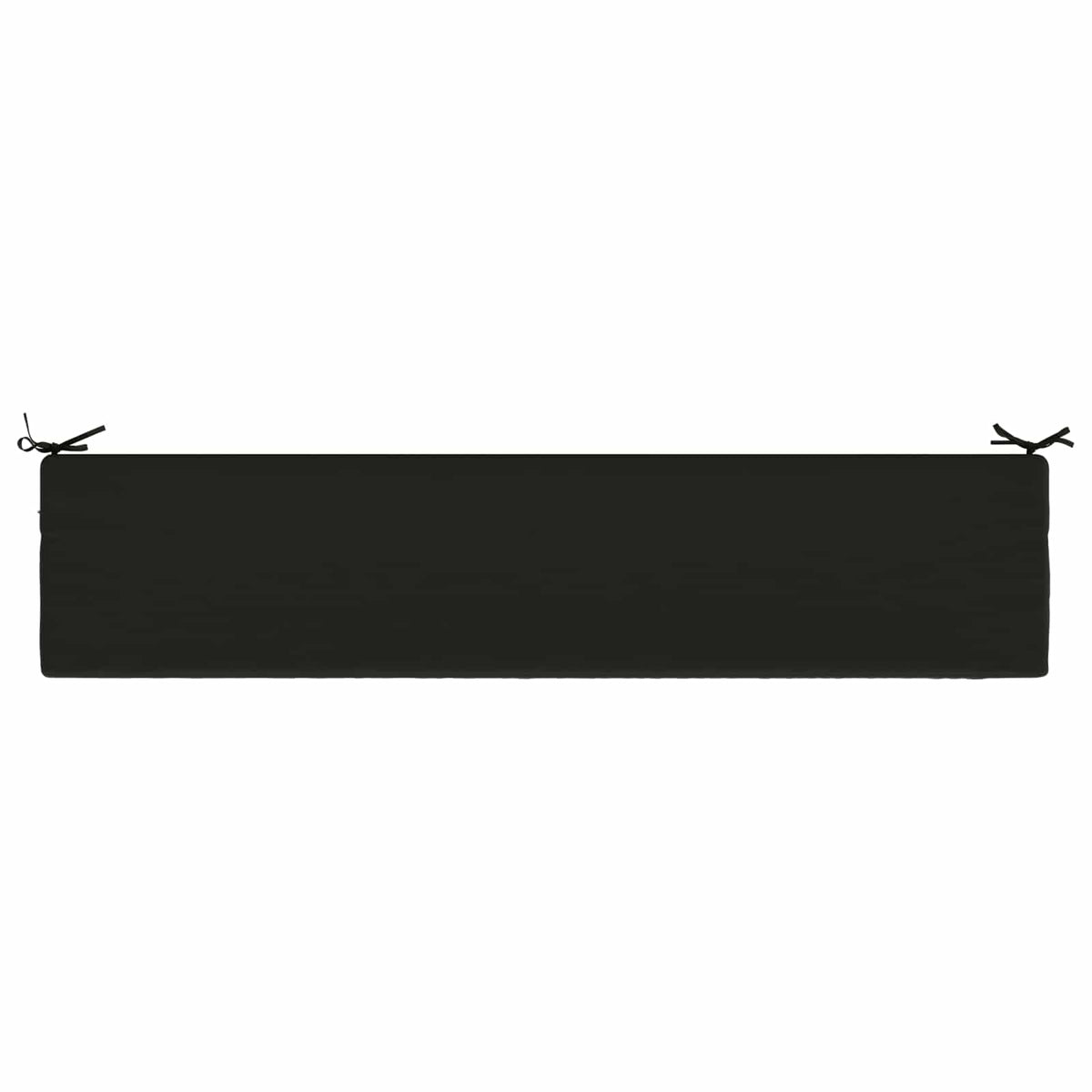 Bench Cushion SOEST 100% Polyester Black 180 x 40 x 5 cm