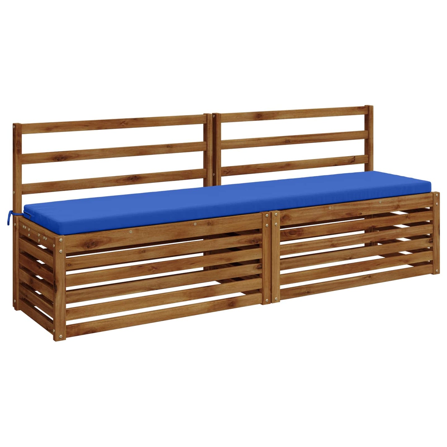 Bench Cushion SOEST 100% Polyester Royal Blue 180 x 40 x 5 cm