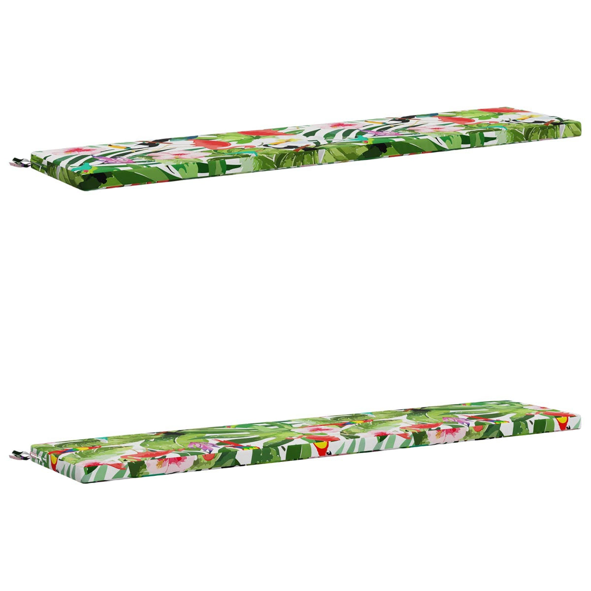 Bench Cushions SOEST 2 pcs 100% Polyester Multicolour