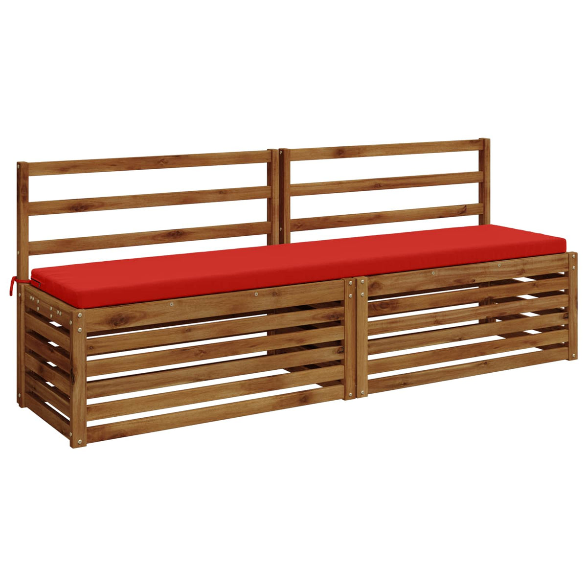 Bench Cushion SOEST 100% Polyester Red 180 x 40 x 5 cm