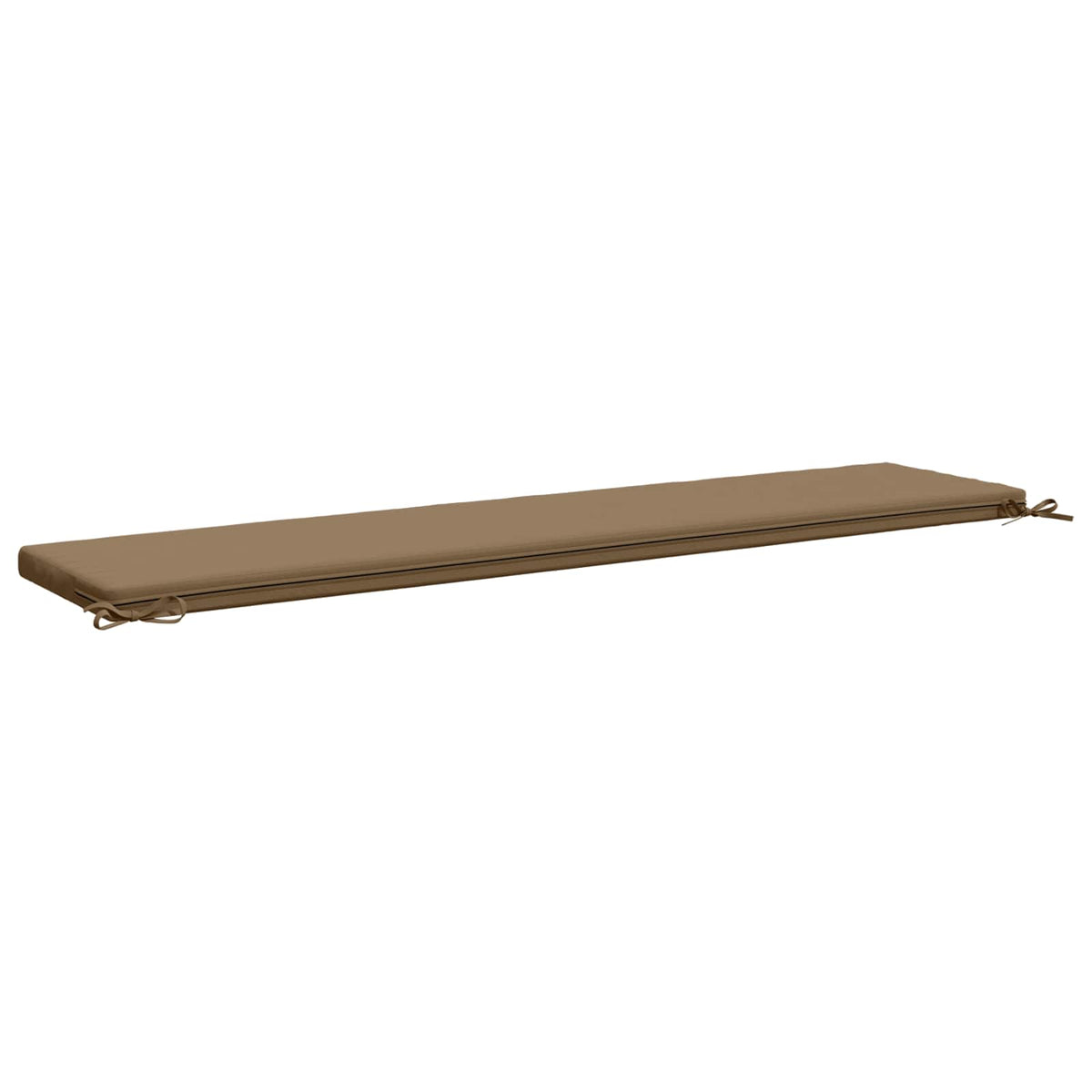 2-Piece Bench Cushions SOEST 2 pcs 100% Polyester Taupe