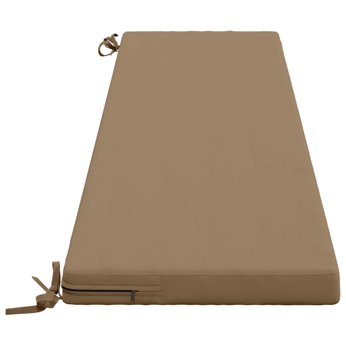 Bench Cushions SOEST 2 pcs 100% Polyester Taupe 180 x 40 x 5 cm