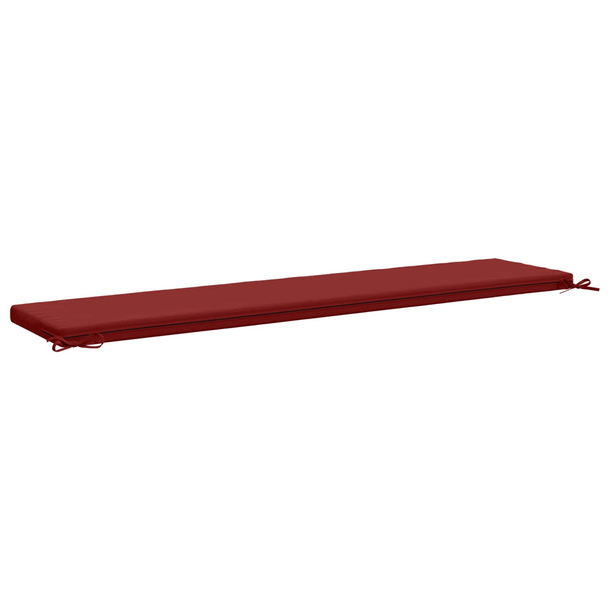 Bench Cushion SOEST 100% Polyester Wine Red 180 x 40 x 5 cm