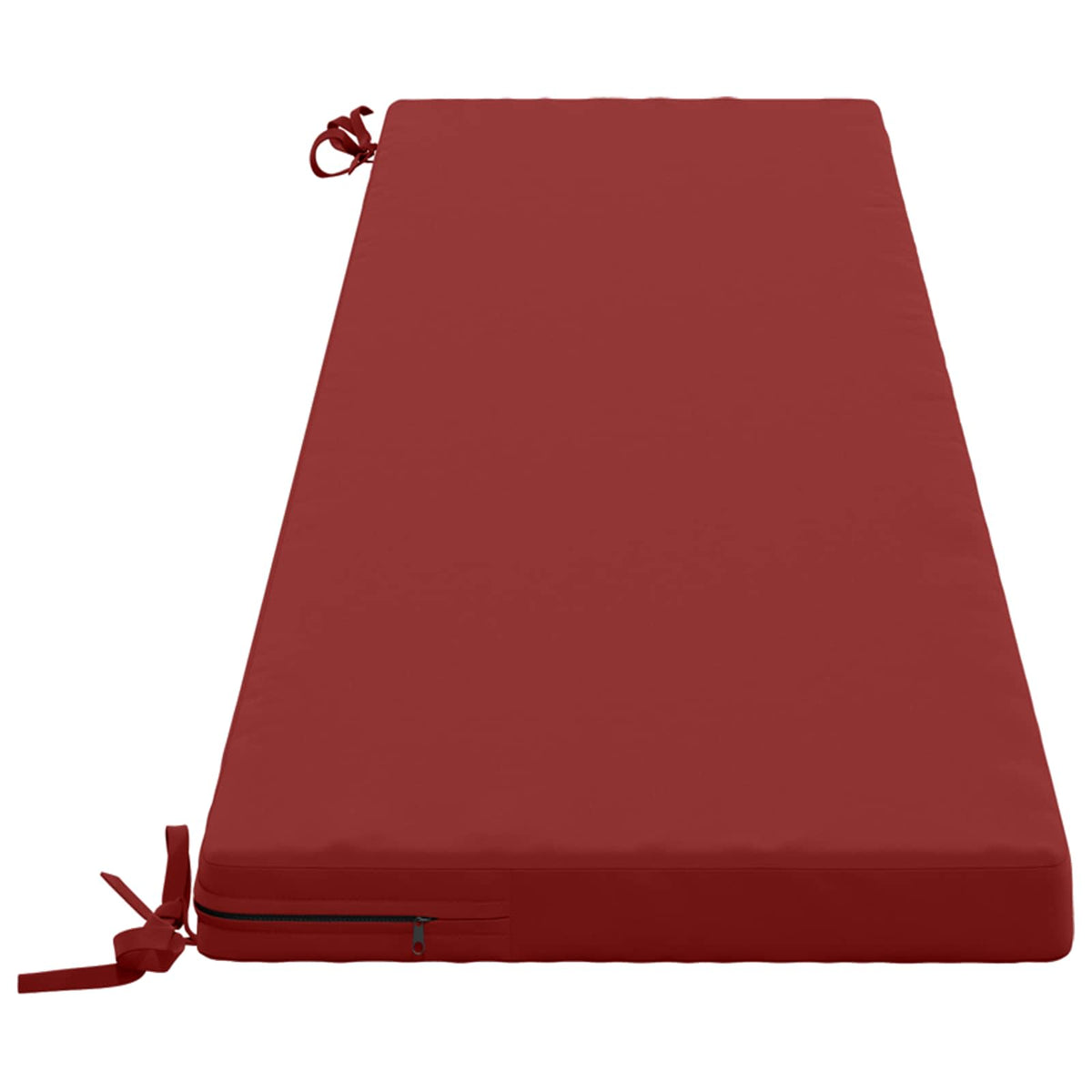 Bench Cushions SOEST 2 pcs 100% Polyester Wine Red