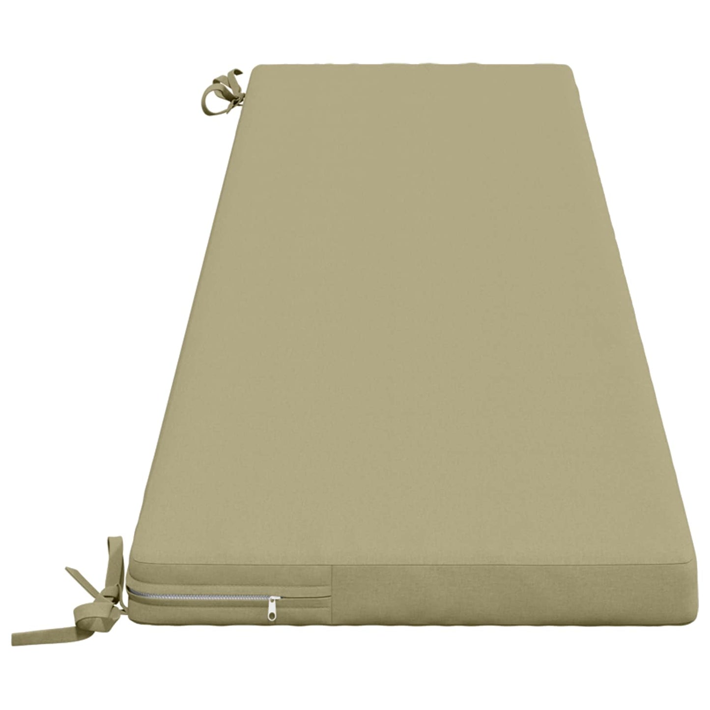 Bench Cushion SOEST 100% Polyester Light Green 200 x 40 x 5 cm