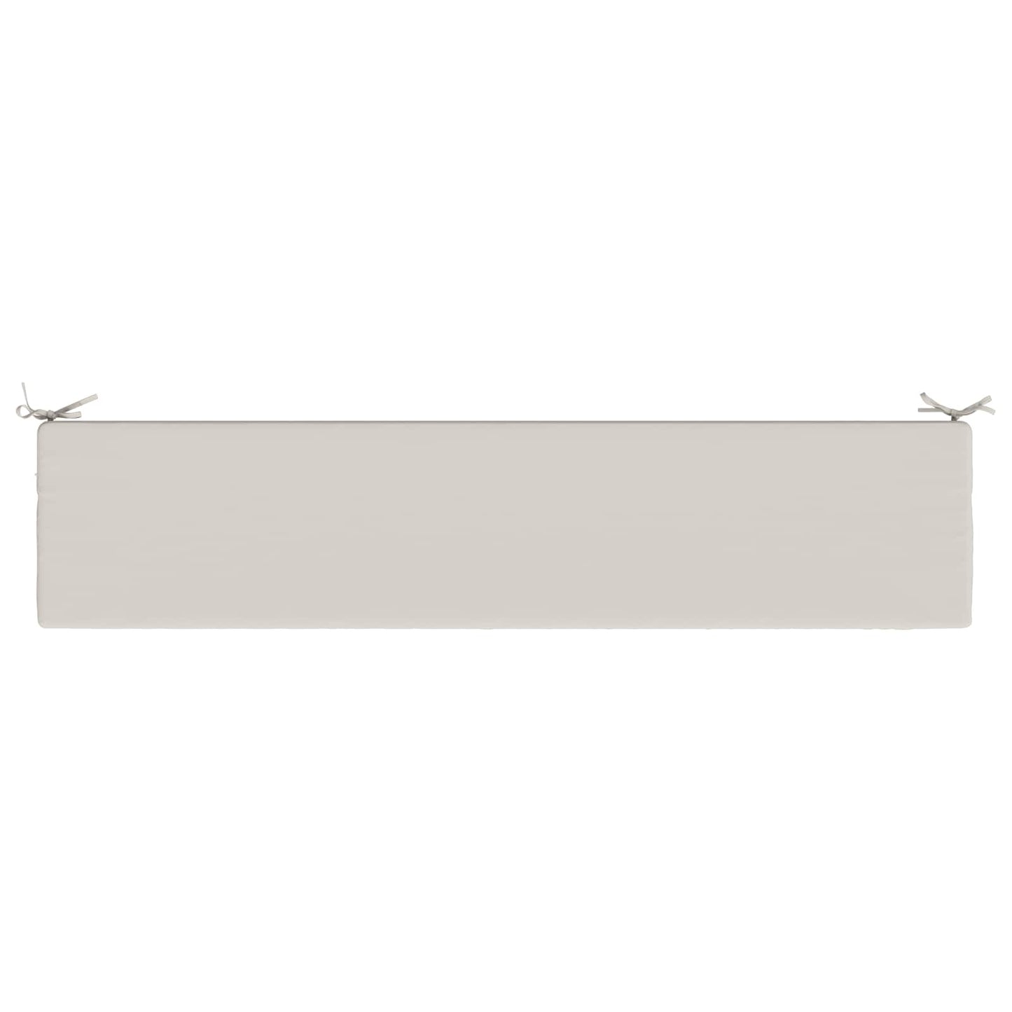 2-Piece Bench Cushions SOEST 2 pcs 100% Polyester White