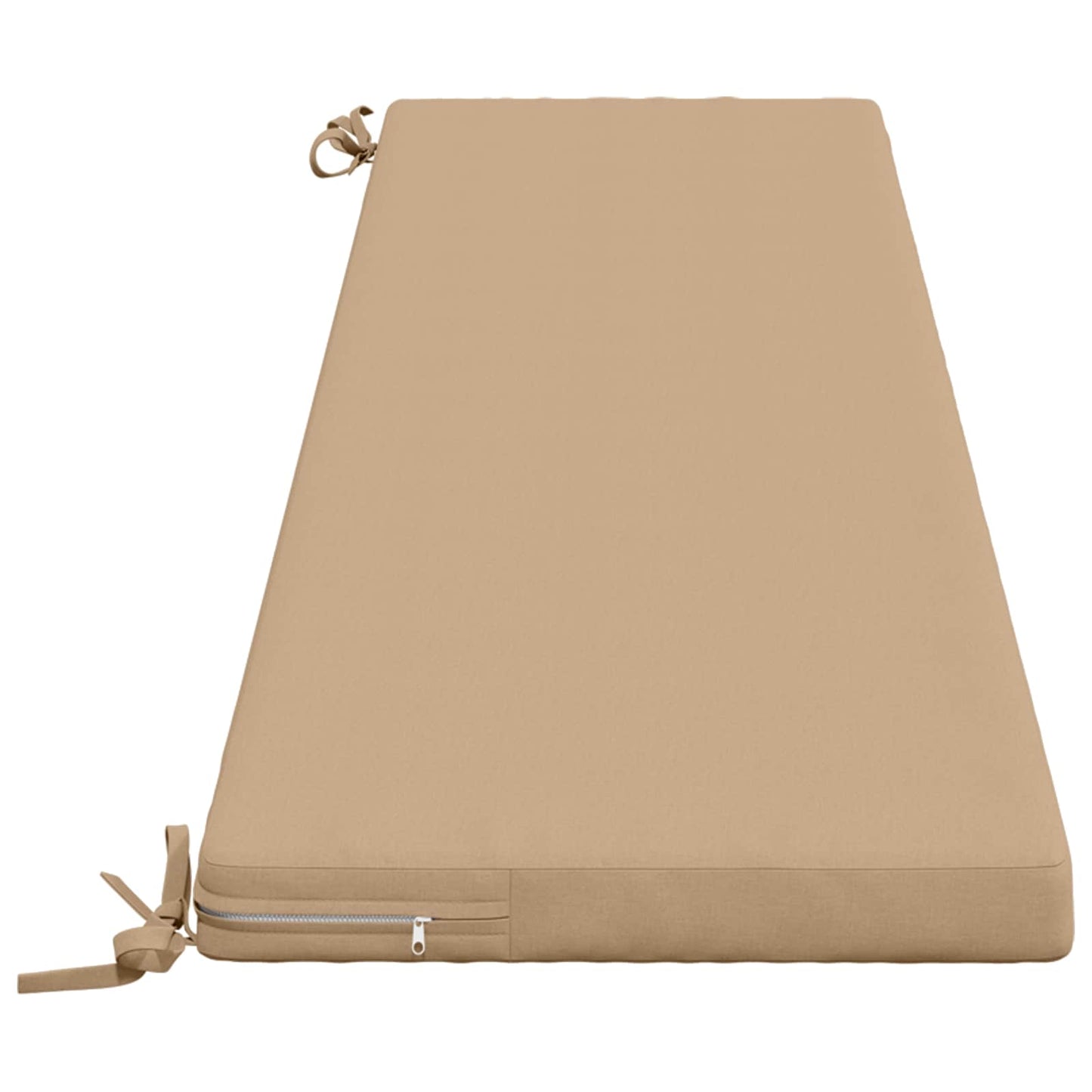 Bench Cushion SOEST 100% Polyester Sand 200 x 40 x 5 cm