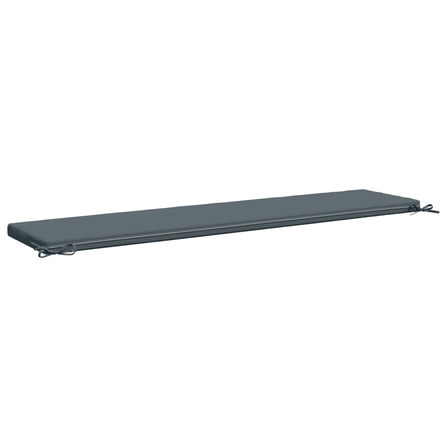Bench Cushion SOEST 100% Polyester Blue 200 x 40 x 5 cm