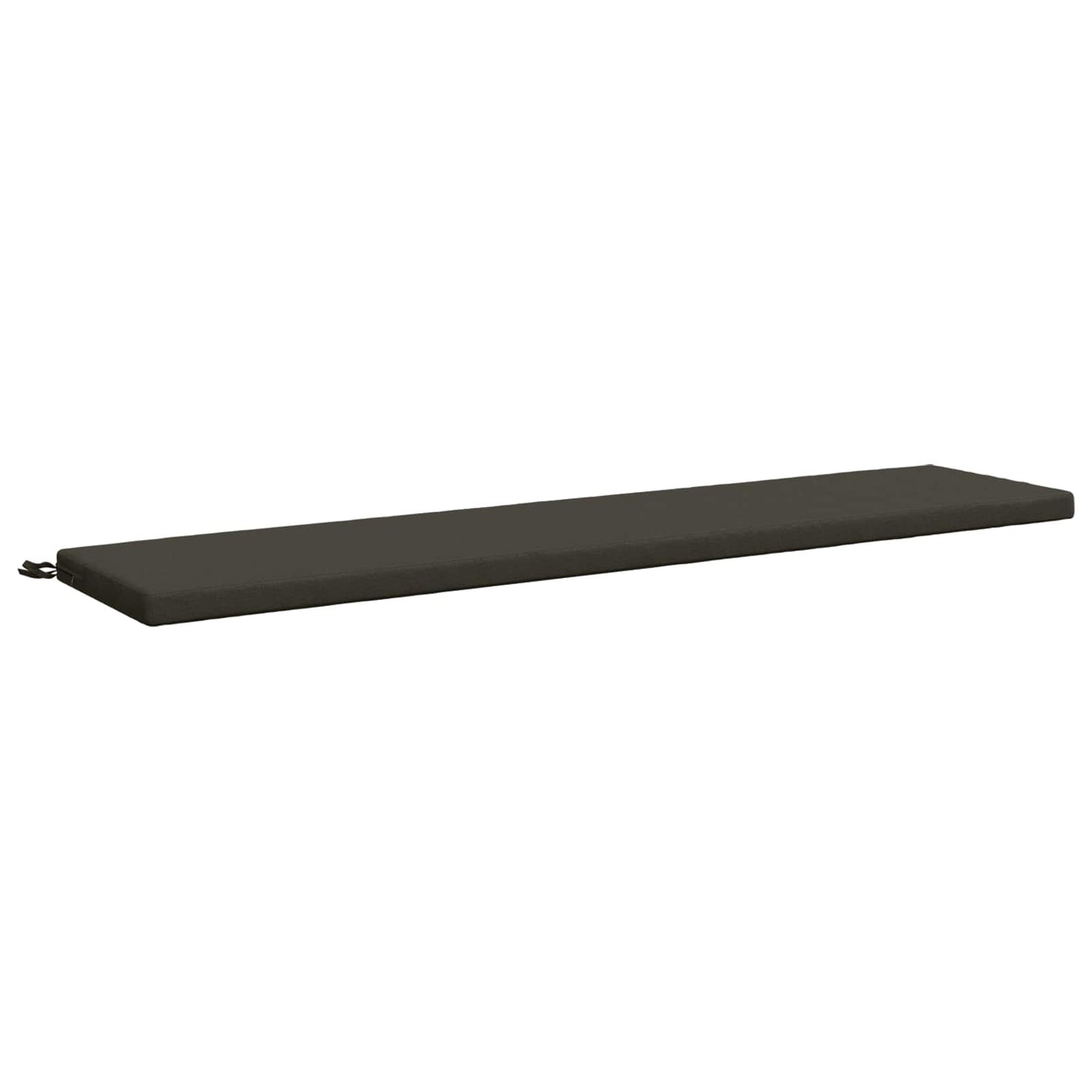 Bench Cushion SOEST 100% Polyester Anthracite 200 x 40 x 5 cm