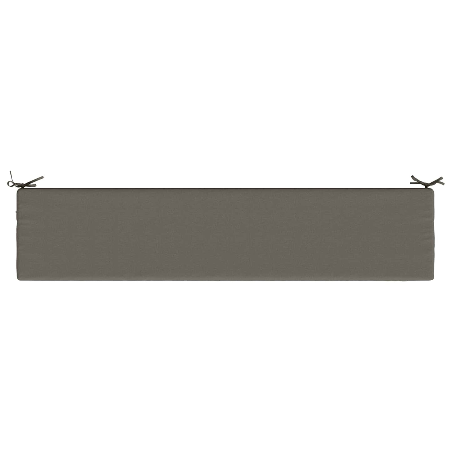 Bench Cushion SOEST 100% Polyester Grey 200 x 40 x 5 cm
