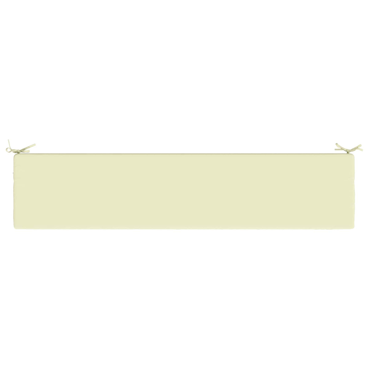 Bench Cushion SOEST 100% Polyester Cream 200 x 40 x 5 cm