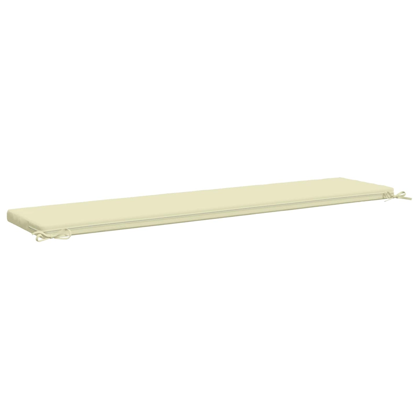 2-Piece Bench Cushions SOEST 2 pcs 100% Polyester Cream